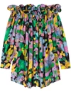Az Factory With Lutz Huelle Off Shoulder Short Dress In Multicolour