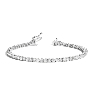 Aurate New York Classic Lab Grown Diamond Tennis Bracelet - 3ct In White
