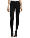 PAIGE HOXTON ULTRA-SKINNY ANKLE JEANS, BLACK SHADOW,PROD189060069