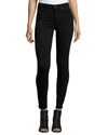 Paige Transcend Hoxton Ultra Skinny Jeans In Black Shadow