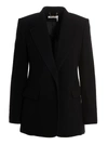Chloé Single-breasted Wool Jacket In Black