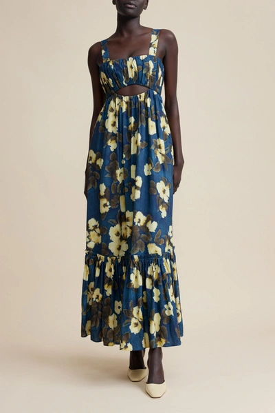 Acler Luddenham Floral-print Midi Dress In Multi