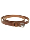Aspesi Belts Leather In Leather Brown