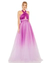 MAC DUGGAL CROSS FRONT OMBRE GOWN