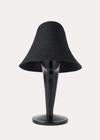 Totême Woven Paper Straw Hat Black In Black
