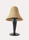 TOTÊME WOVEN PAPER STRAW HAT CRÈME