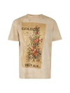 Golden Goose Journey W S T Shirt Regular S S Old Paper In Bone White Multicolor