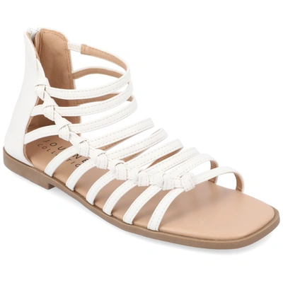 Journee Collection Collection Women's Tru Comfort Foam Petrra Sandals In White