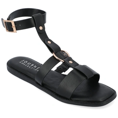 Journee Collection Tru Comfort Eleanora Sandal In Black