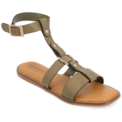 Journee Collection Collection Women's Tru Comfort Foam Eleanora Sandal In Green