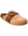 SEE BY CHLOÉ SUEDE & LEATHER CLOG