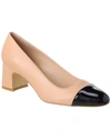 Stuart Weitzman Milla Leather Pump In Beige