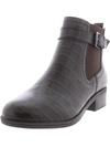 Easy Spirit Rae Womens Buckle Zip Up Ankle Boots In Grey