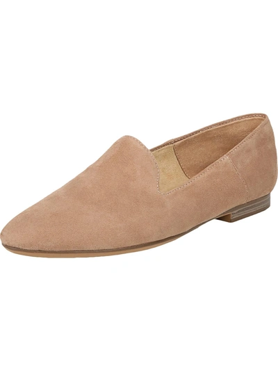 Naturalizer Lorna Womens Pointed Toe Loafers In Beige