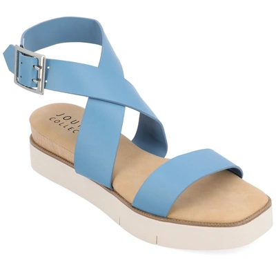 Journee Collection Collection Women's Tru Comfort Foam Havalee Sandals In Blue