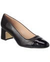 Stuart Weitzman Milla Leather Pump In Black