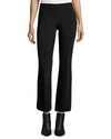 THE ROW BECA CROPPED BOOT-CUT PANTS, BLACK,PROD216830335