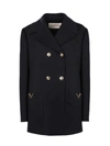 VALENTINO VALENTINO PEACOAT COAT IN WOOL AND CASHMERE