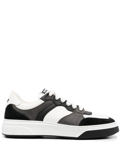 Dsquared2 Leather Sneakers In White