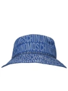 MOSCHINO MOSCHINO BLUE COTTON BLEND CAP