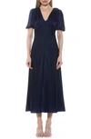 Alexia Admor Lorelei Midi Dress In Navy