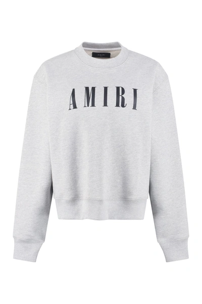Amiri Logo Sweatshirt In Grey