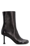 Balenciaga Mallorca Heeled Ankle Boots In Black