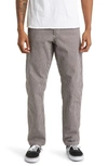 Dickies Garyville Hickory Stripe Straight Leg Carpenter Pants In Cream