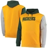 PROFILE GREEN/GOLD GREEN BAY PACKERS BIG & TALL PULLOVER HOODIE
