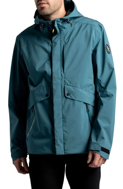 Lole Steady Rain Jacket In Arctic Blue