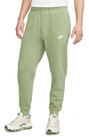 Nike Sportswear Club Fleece Joggers In Oil Green/ Oil Green/ White