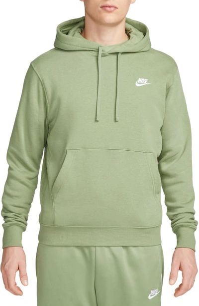 Nike Men's  Sportswear Club Fleece Pullover Hoodie In Green