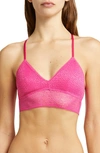 DKNY MODERN LACE LONGLINE BRALETTE