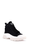 Palladium Pallawave High Top Sneaker In Black/ Marshmallow