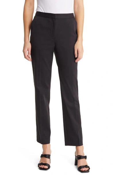 Natori Cotton Chino Tapered Pants In Black