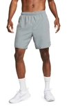 Nike Men's Challenger Dri-fit 7" Brief-lined Running Shorts In Smoke Grey/smoke Grey/black