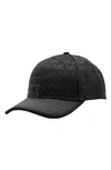 MICHAEL KORS LOGO JACQUARD WOOL BASEBALL CAP