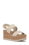 Vince Camuto Miapelle Platform Wedge Sandal In Warm Vanilla