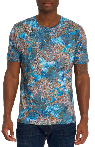 Robert Graham Tropic Camo Graphic T-shirt In Neutral