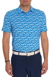 ROBERT GRAHAM TEQUILA SUNRISE SHORT SLEEVE PERFORMANCE GOLF POLO