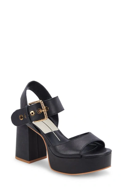 Dolce Vita Bobby Platform Sandal In Black