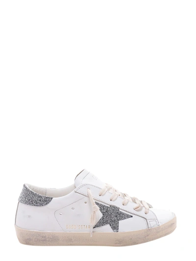Golden Goose Superstar Crystal Leather Low-top Sneakers In White