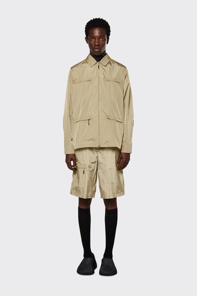 Rains The Classic Workwear Shirt In Neutrals