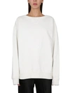Maison Margiela Women Crewneck Sweatshirt In White
