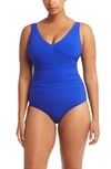 SEA LEVEL D- & DD-CUP ONE-PIECE SWIMSUIT