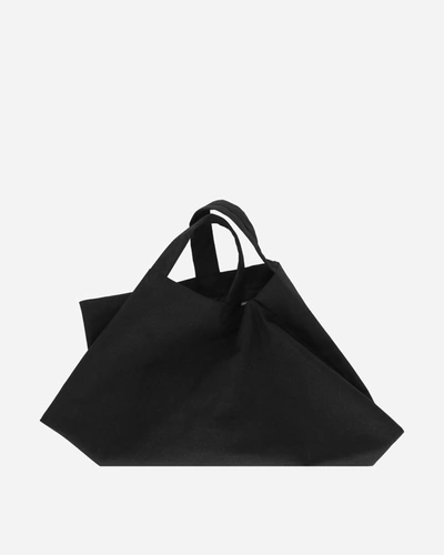 Comme Des Garcons Black Small Nylon Canvas Bag In Black