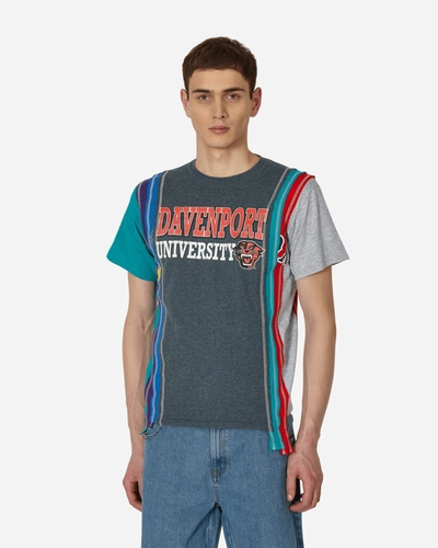 Needles 7 Cuts College T-shirt In Multicolor