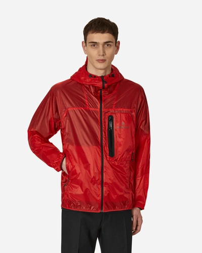 Moncler Diadem Packable Winderbreak Jacket In Red