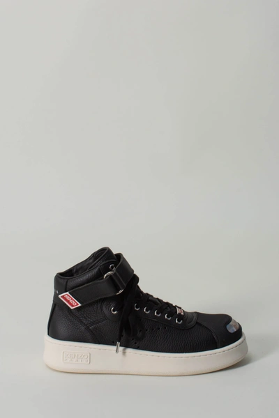 Kenzo High Top Trainer In Black