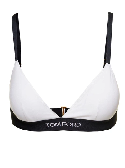 Tom Ford White Modal Signature Bra
